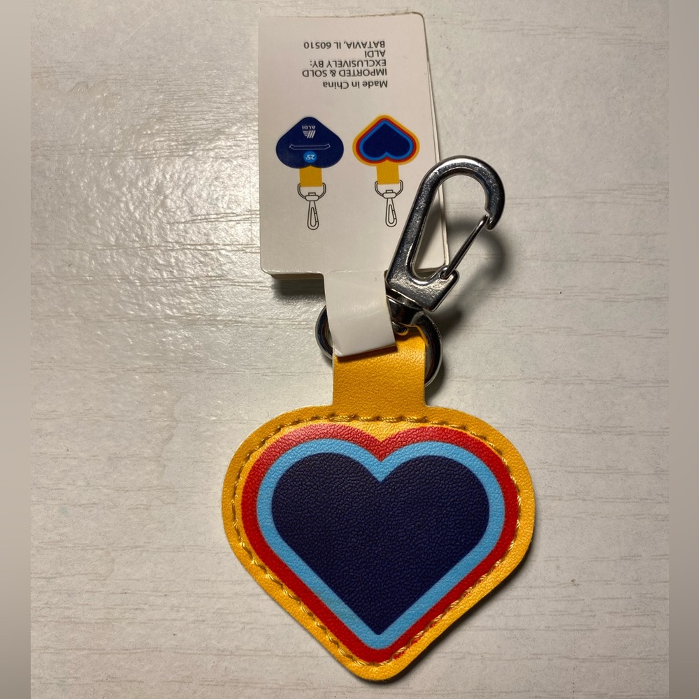 Aldi Heart Keychain Quarter Keeper